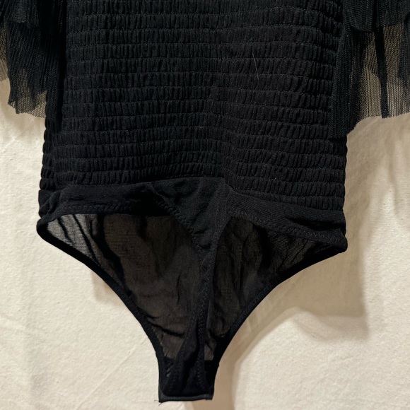 Free People Kill the Lights Bodysuit Women’s Black NWOT XS - Picture 6 of 8